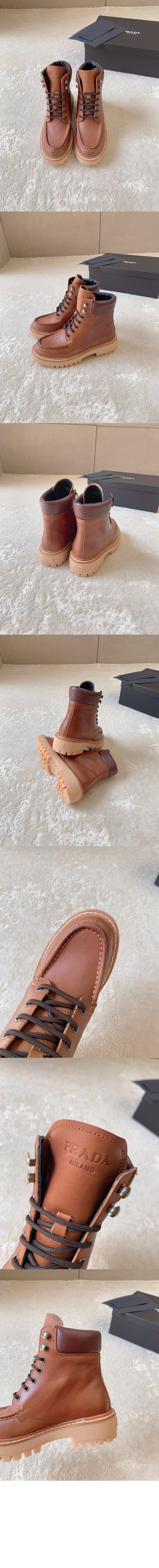 가죽 레이스업 부츠 1T803N > Boots - 부츠