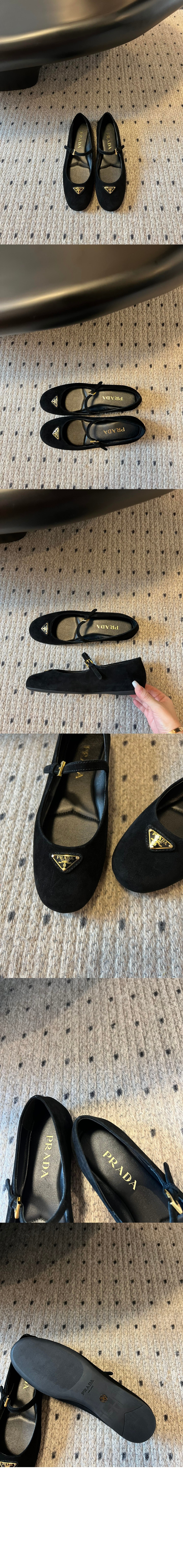 스웨이드 발레리나 1F793N > Flats - 플랫