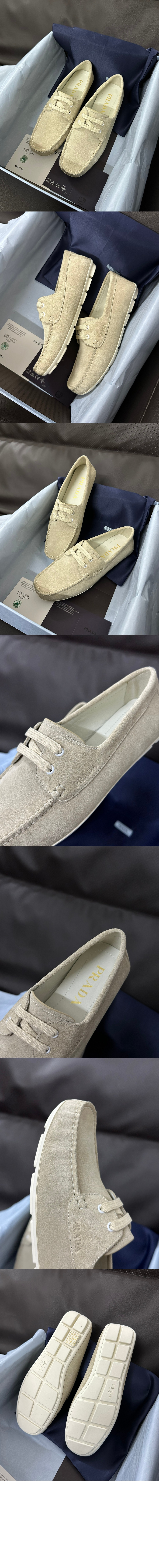 스웨이드 드라이빙 슈즈 1DD078 > Flats - 플랫