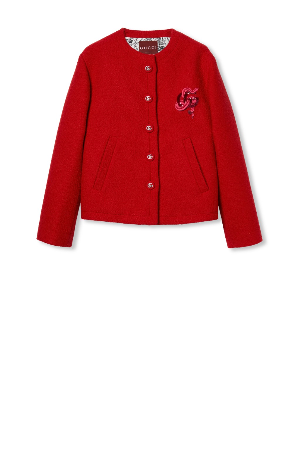 자수 울 부클레 재킷 > Etc - 기타제품