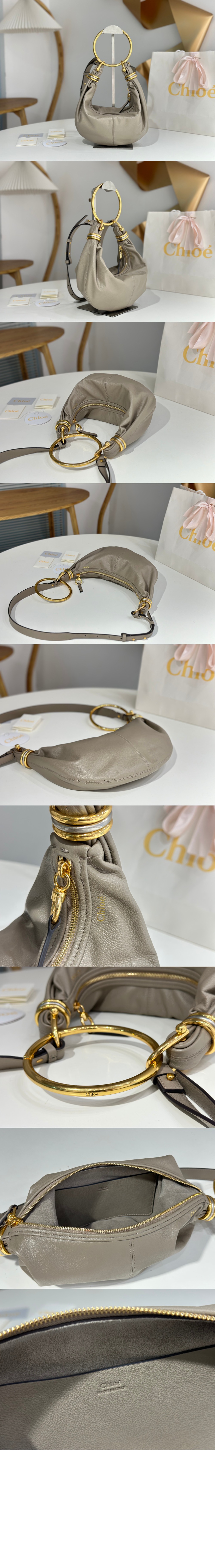 그레인드 가죽 Marcie 스몰 Bracelet 호보백 AS611 > Marcie - 마르시백