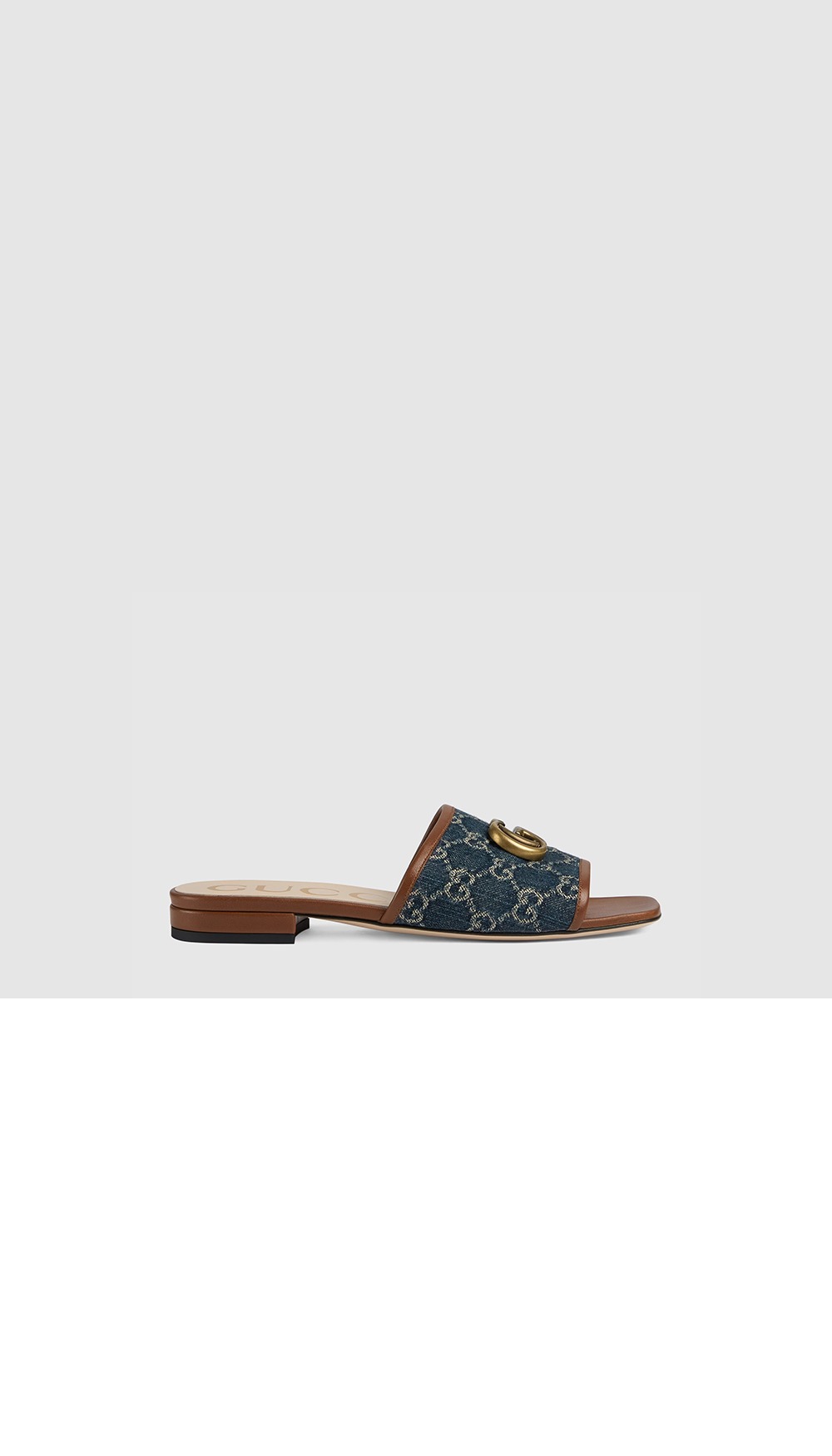 GG 데님 슬리퍼 647630 > Princetown - 프린스타운 슬리퍼