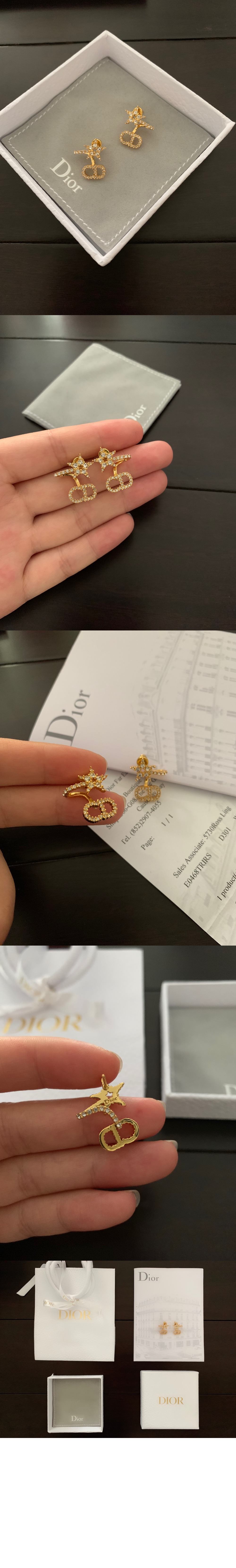 클레어 디 룬 귀걸이 E1099 > 디올