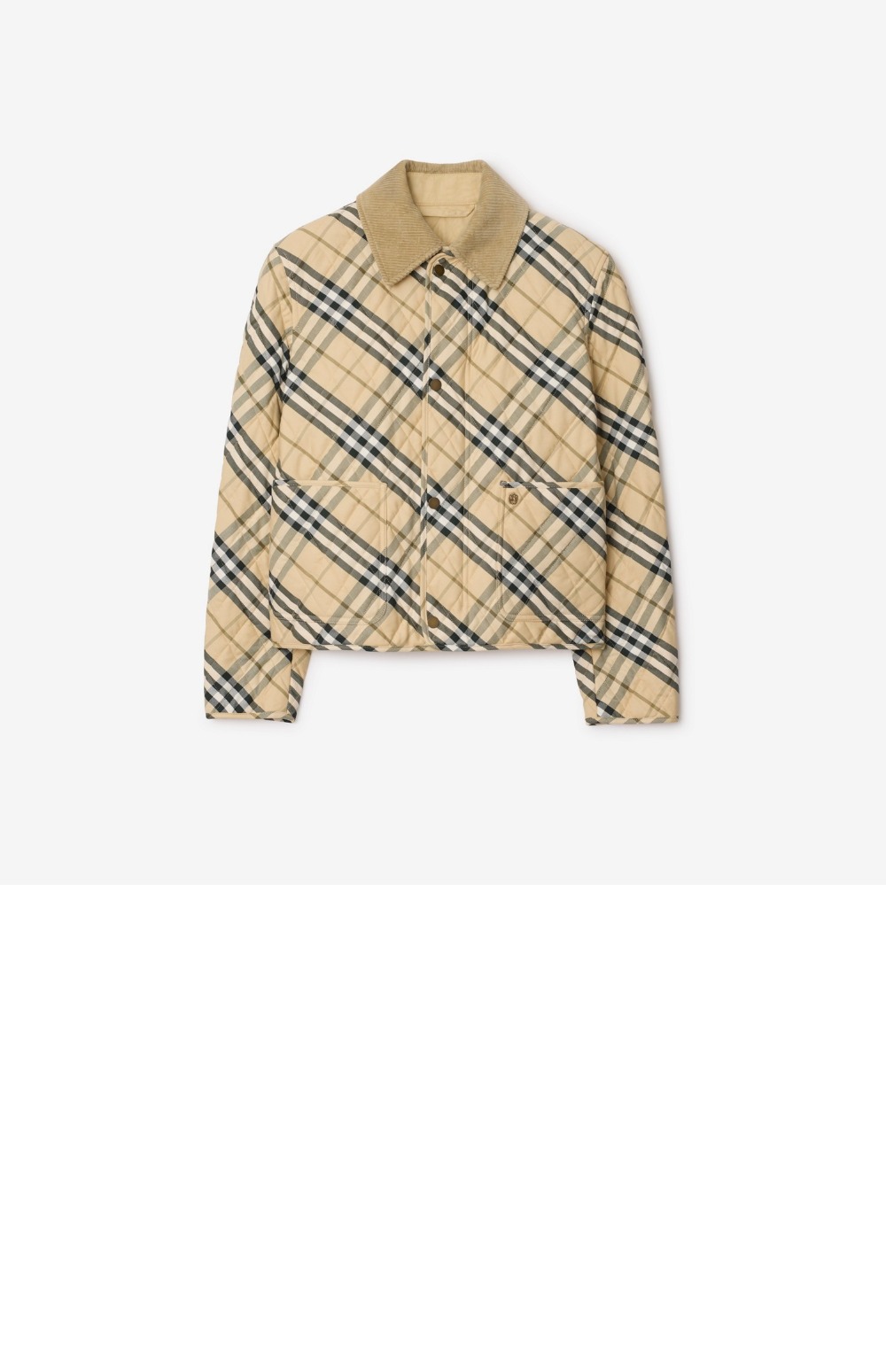 크롭 체크 퀼팅 반 재킷 > Etc - 기타제품