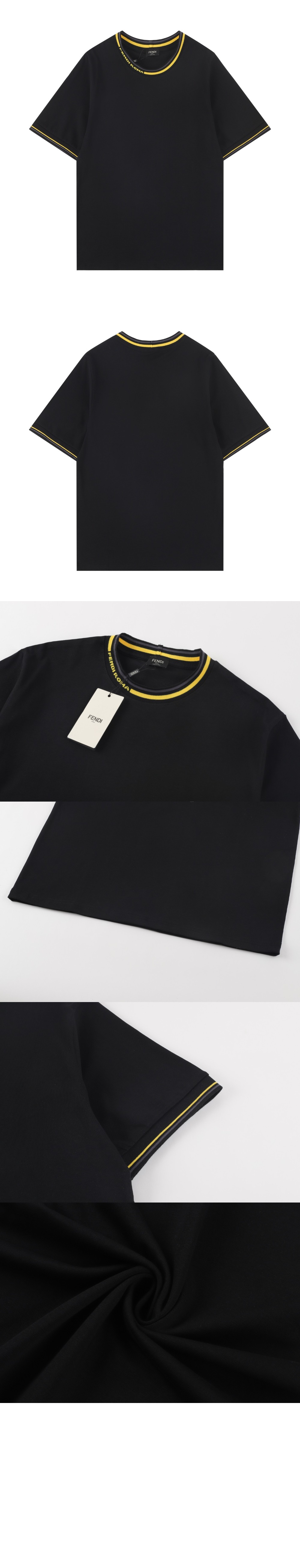 콘트라스트 트리밍 로고넥 티셔츠 > Etc - 기타제품