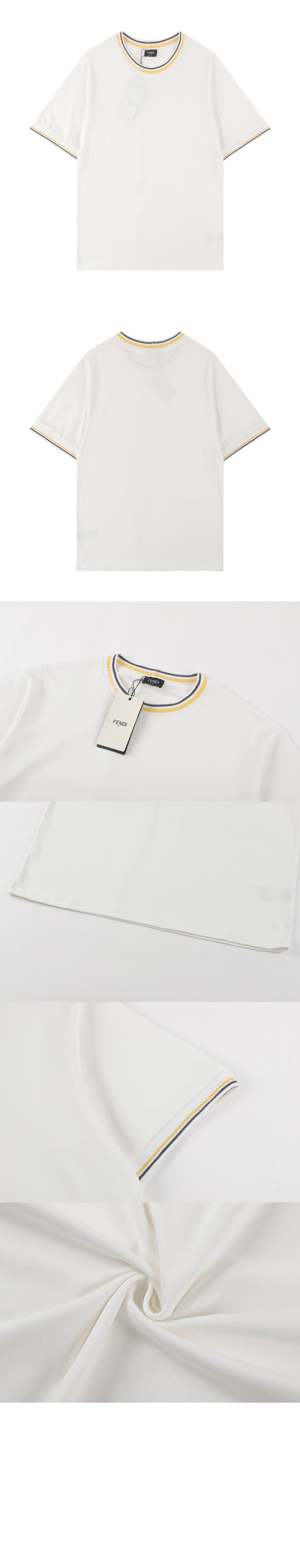 콘트라스트 트리밍 로고넥 티셔츠 > Etc - 기타제품