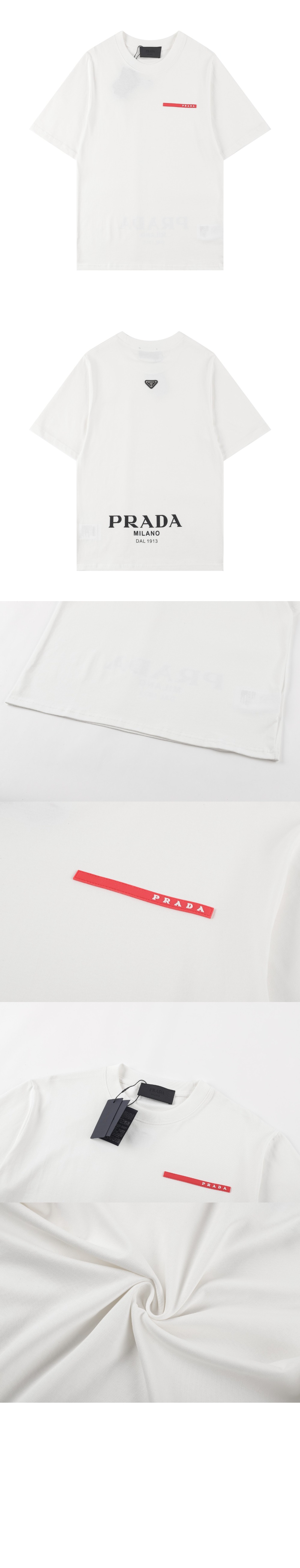 코튼 티셔츠 > 프라다