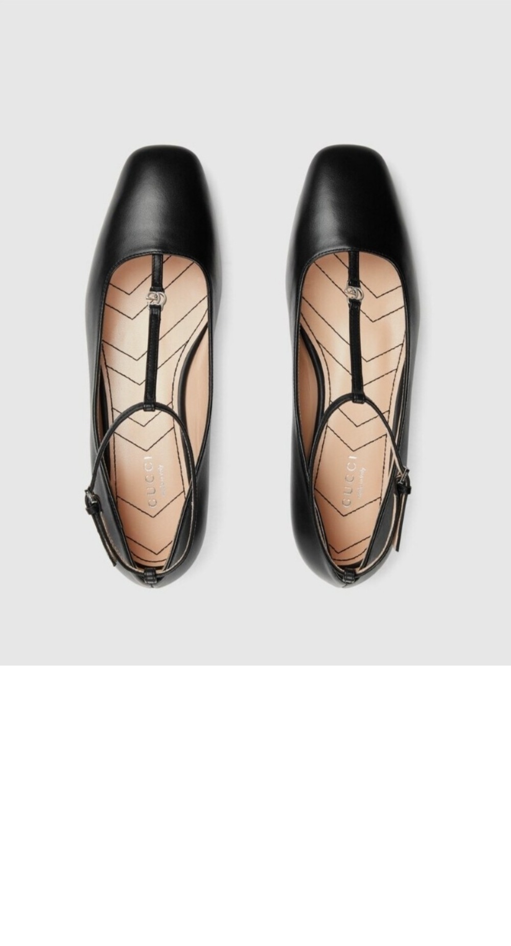 더블 G 플랫 발레 슈즈 723449 > Double G - 더블 G