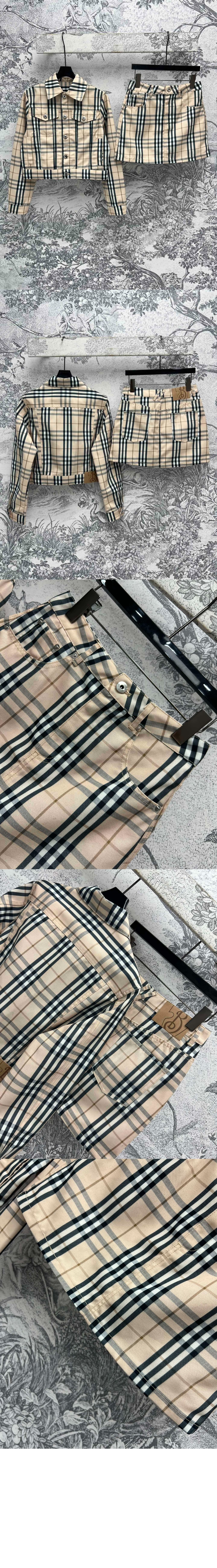 체크 데님 미니 스커트 > Etc - 기타제품