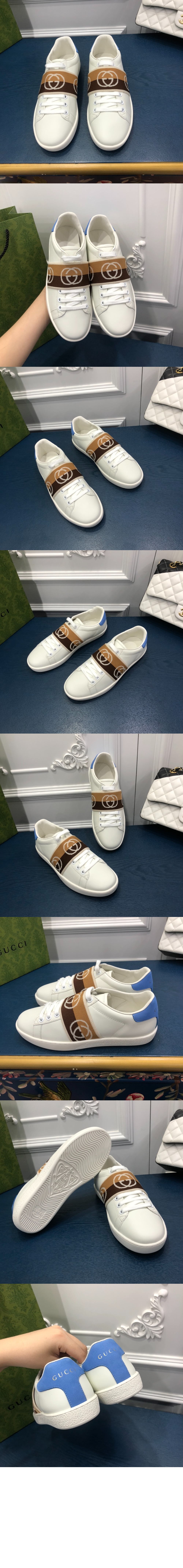 인터로킹 G 에이스 스니커즈 650989 > Interlocking G - 인터로킹 G