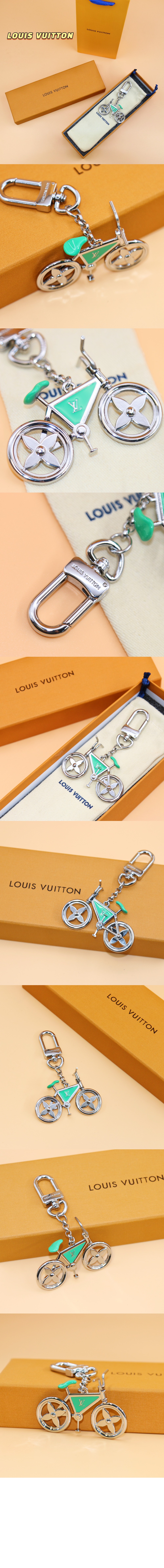 모노그램 플라워 비쥬 삭 바이크 백 참 키 홀더  M77148 > Etc - 기타제품