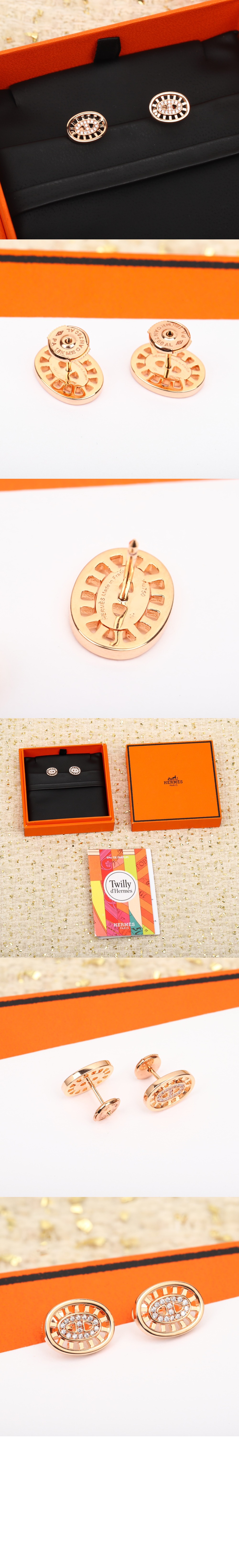 Chaine d ancre Divine 스터드 이어링 > 에르메스