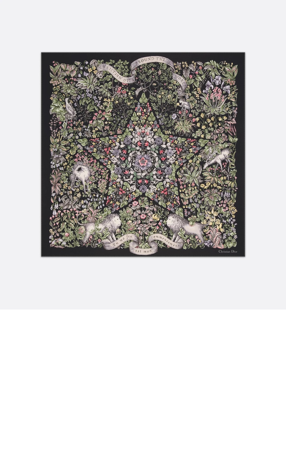 Around the World 90 스퀘어 스카프 51STE > 디올