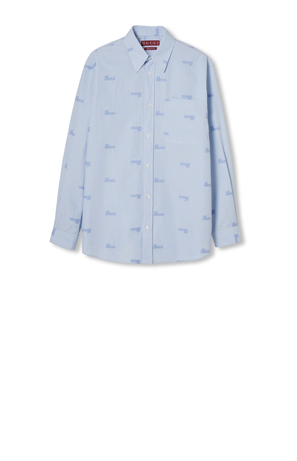 자수 스트라이프 코튼 셔츠 > Etc - 기타제품