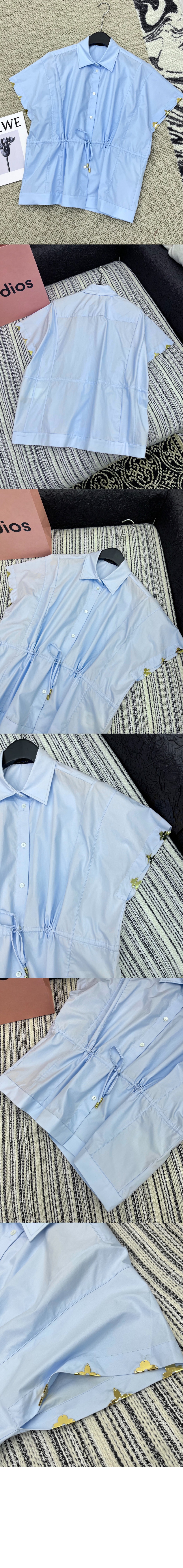 드로스트링 웨이스트 코튼 포플린 셔츠 > Etc - 기타제품