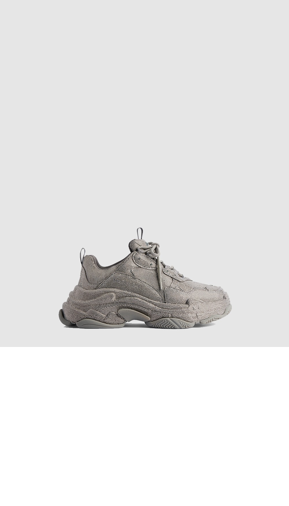 TRIPLE S 라인스톤 스니커즈 536737 > Triple S - 트리플 S