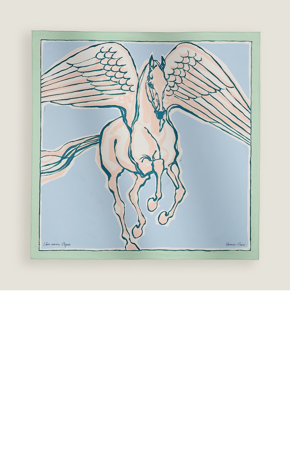 libre comme pegase 스카프 90 > 에르메스