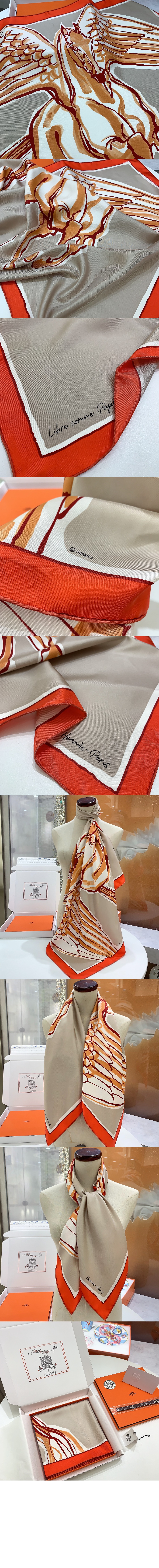 libre comme pegase 스카프 90 > 에르메스