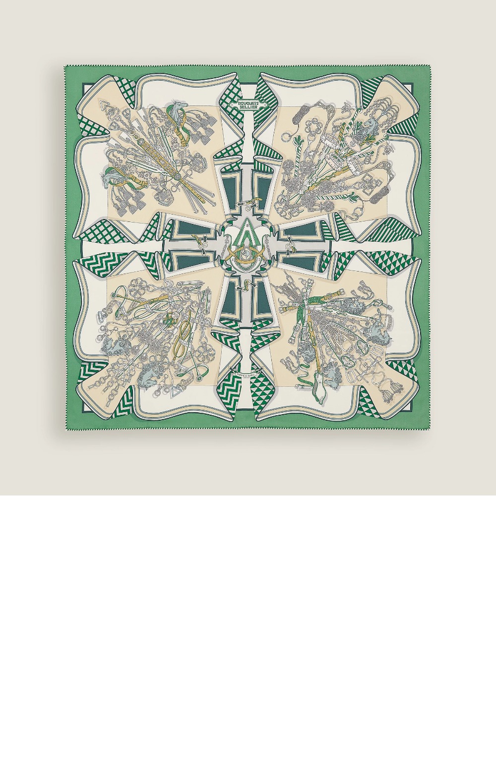 Bouquets Sellier 스카프 90 > 에르메스