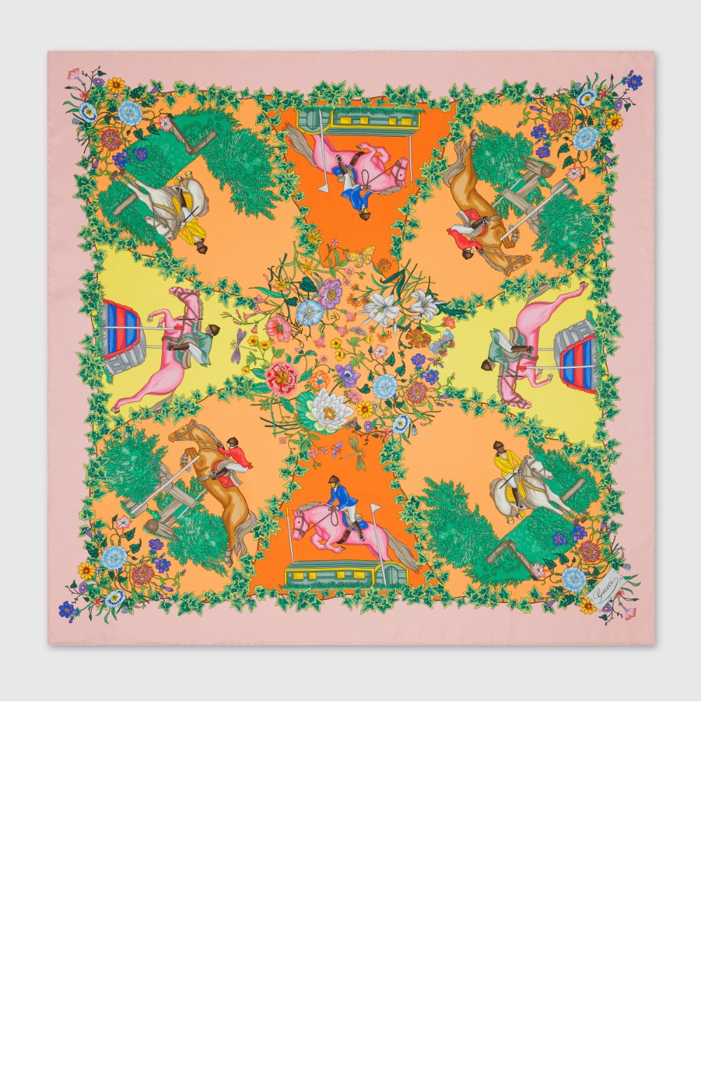 올오버 플로라 프린트 실크 까레 810870 > Etc - 기타제품