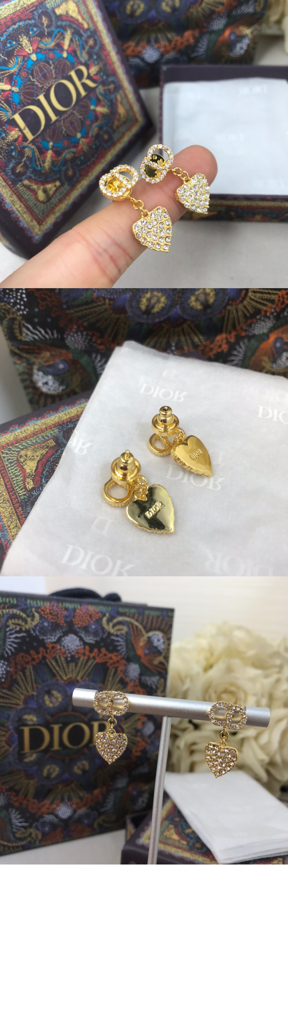 CD 싱 귀걸이 E1146 > 디올