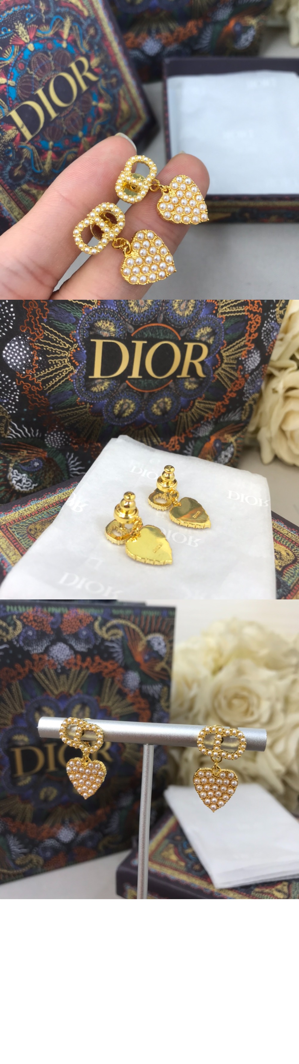 CD 싱 귀걸이 E1146 > 디올