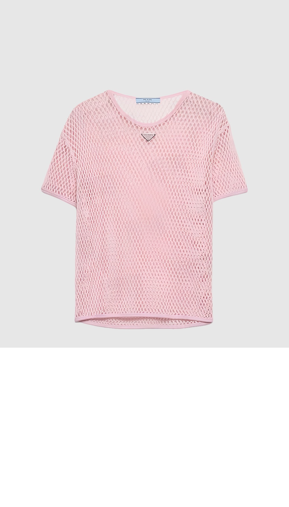 코튼 매쉬 탑 > 프라다