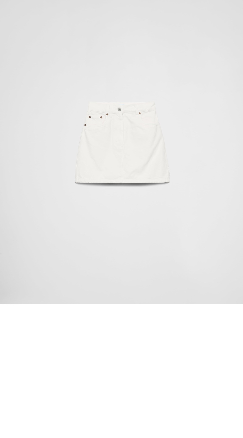 데님 미니스커트 > 프라다