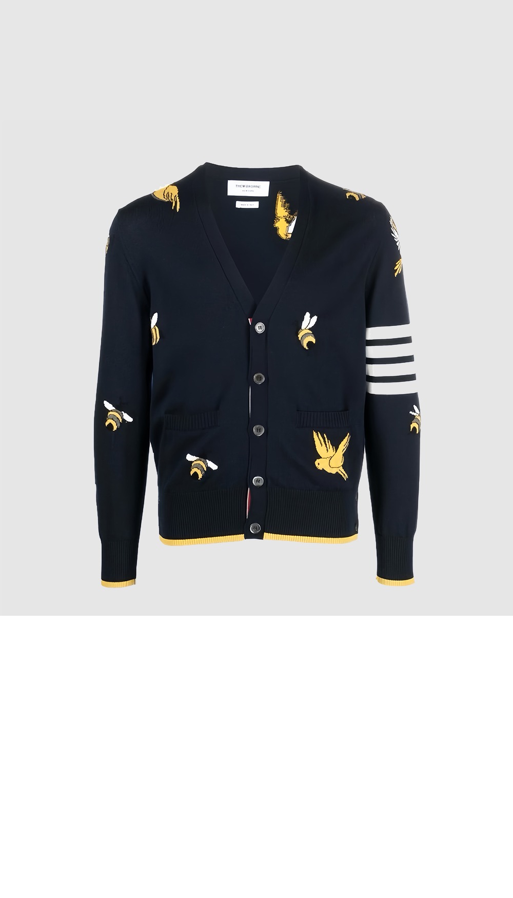 메리노 버드앤비 가디건 > 톰브라운