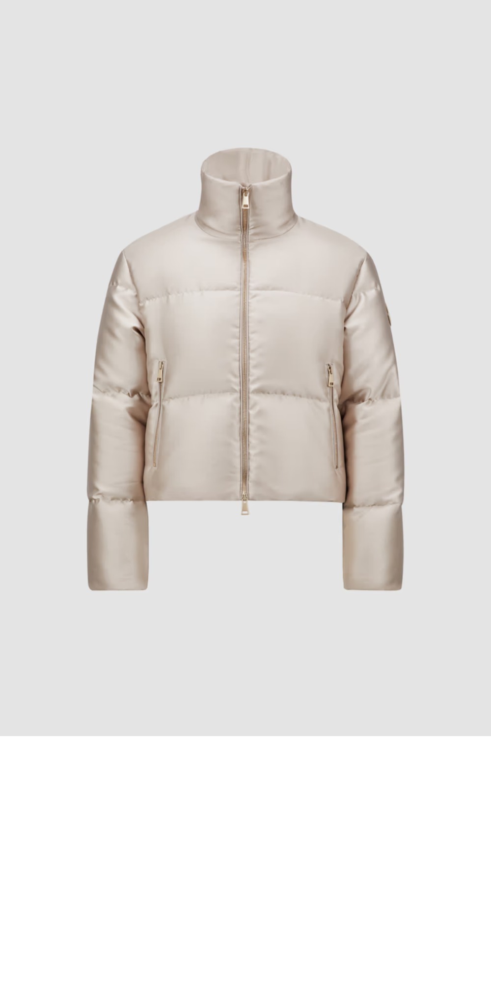 메탈릭 쇼트 다운 재킷 > Coat - 코트