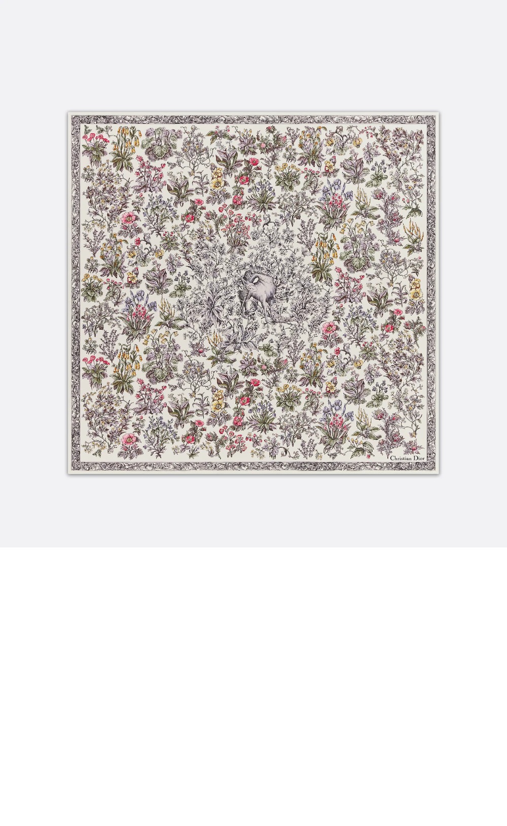 Millefiori Unicorn 90 스퀘어 스카프 51UNI > 디올