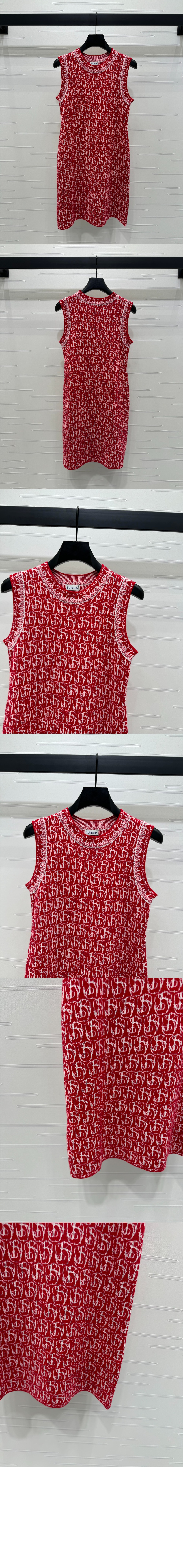 라인 참 패턴 울 블렌드 드레스 > Etc - 기타제품