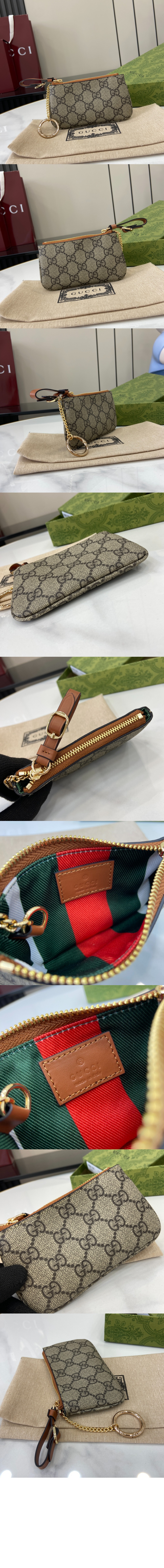 GG 엠블럼 캔버스 키 케이스 819113 > GG Emblem - GG 로고