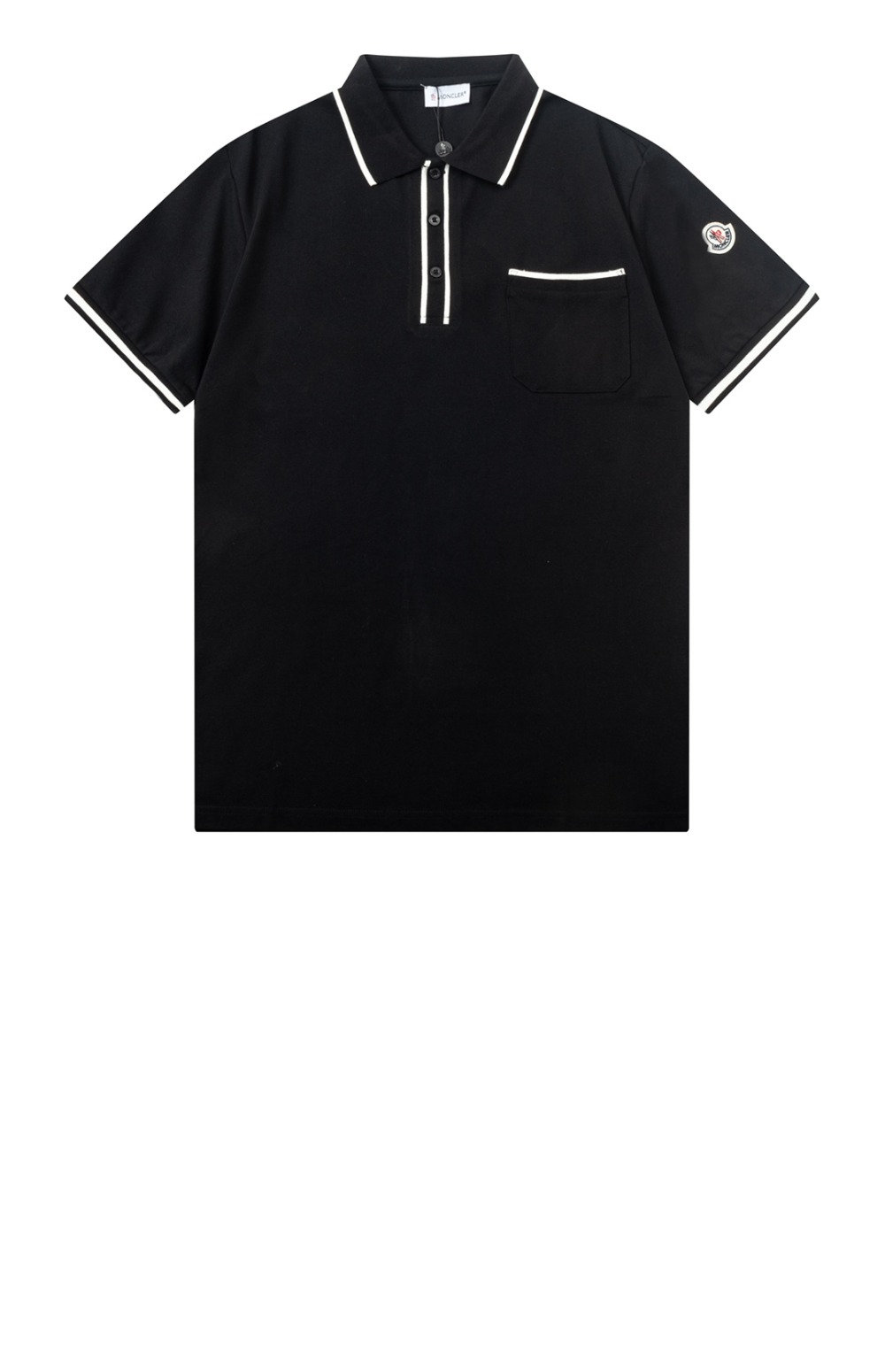 로고 패치 코튼 폴로 셔츠 > T-shirt - 티 셔츠