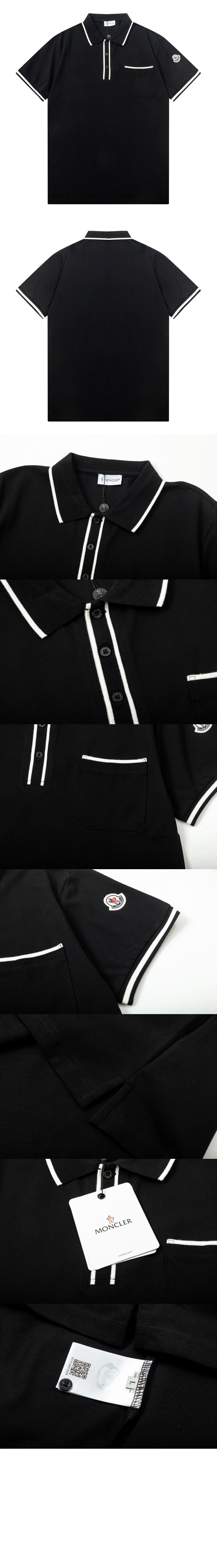 로고 패치 코튼 폴로 셔츠 > T-shirt - 티 셔츠