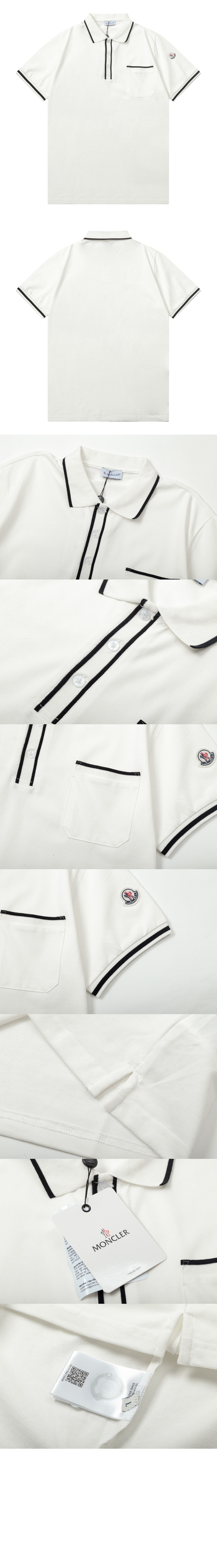 로고 패치 코튼 폴로 셔츠 > T-shirt - 티 셔츠