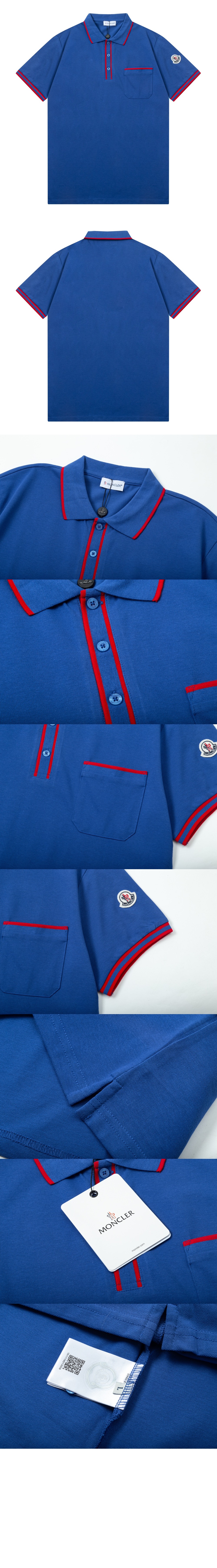 로고 패치 코튼 폴로 셔츠 > T-shirt - 티 셔츠