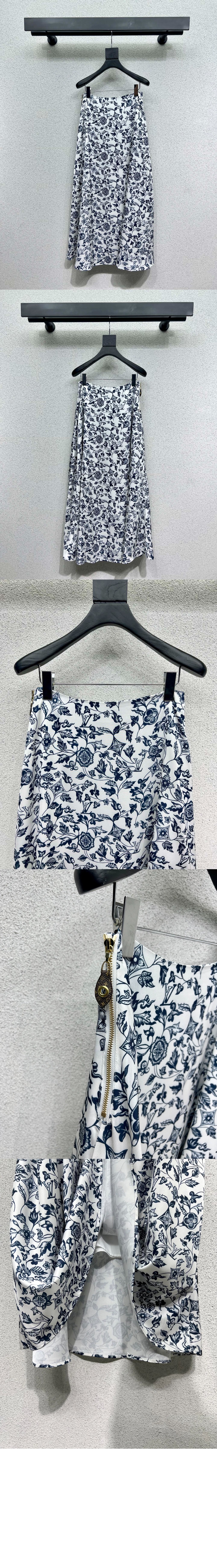 보태니컬 프린트의 플레어 맥시 스커트 > Etc - 기타제품