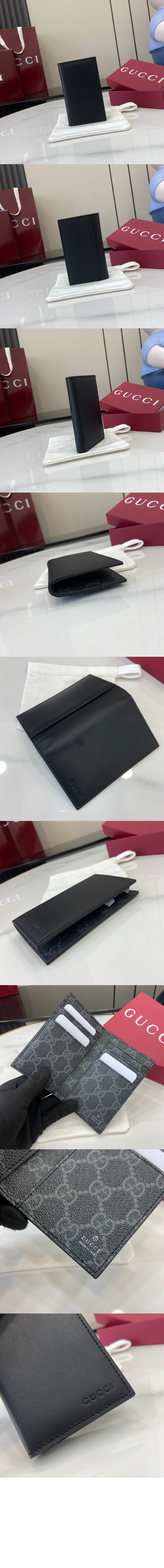 GG 엠블럼 바이폴드 엠보스 카드 케이스 818953 > GG Emblem - GG 로고