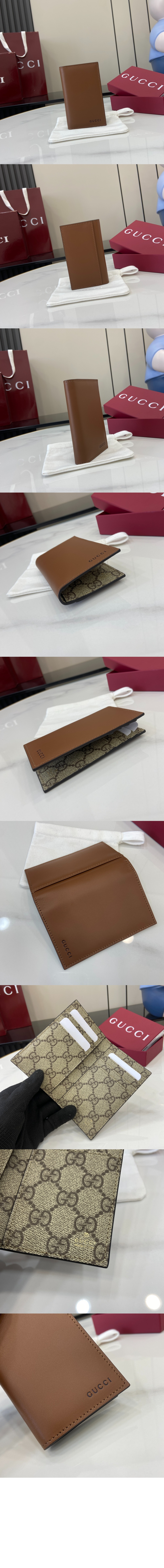 GG 엠블럼 바이폴드 엠보스 카드 케이스 818953 > GG Emblem - GG 로고