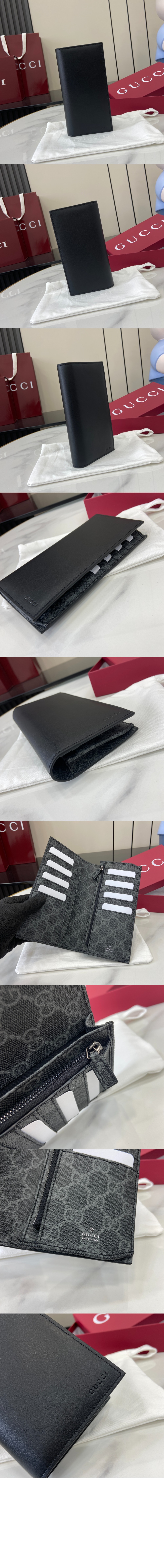 GG 엠블럼 엠보스 장지갑 818955 > GG Emblem - GG 로고