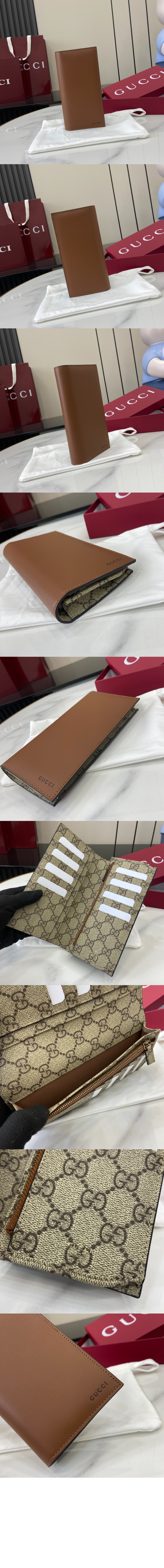 GG 엠블럼 엠보스 장지갑 818955 > GG Emblem - GG 로고