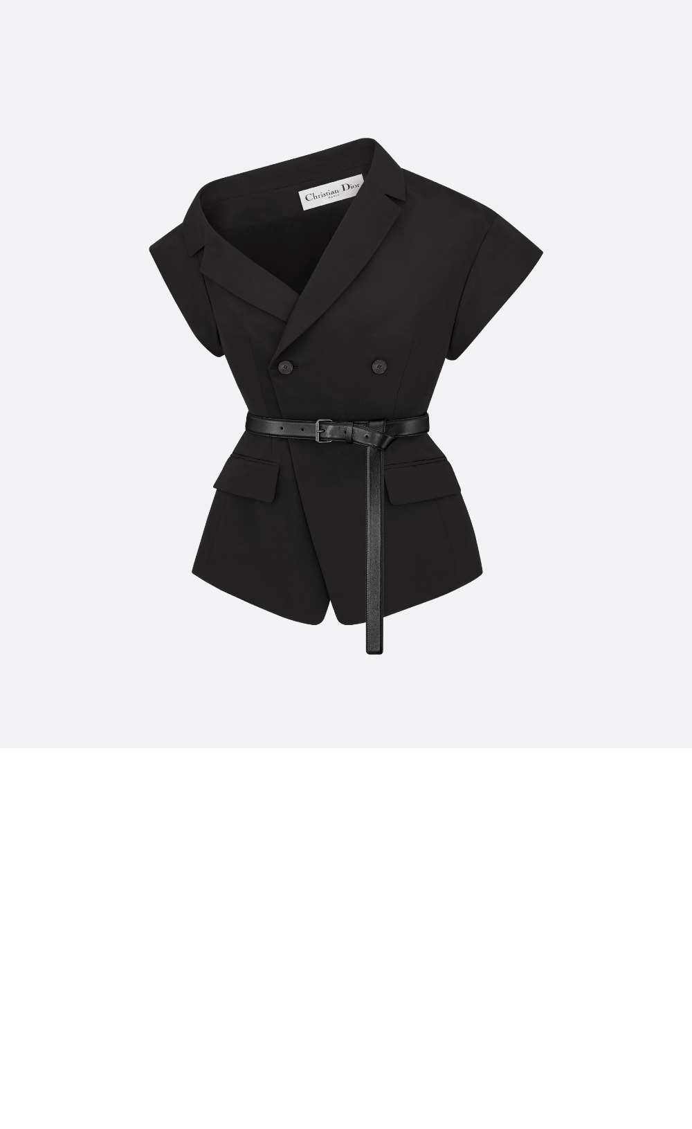 벨트 언발란스 반소매 재킷 > Etc - 기타제품