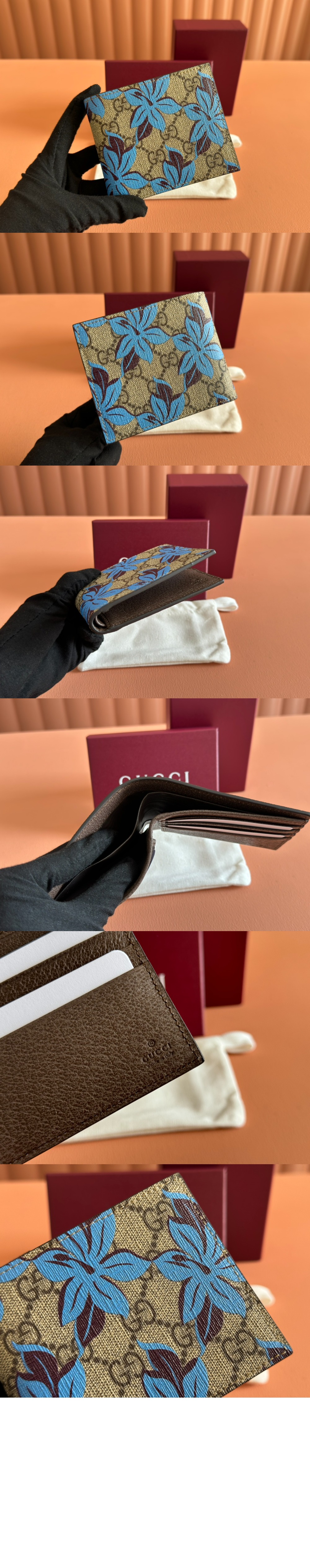 GG 프린트 반지갑 841146 > GG Supreme Print - GG 수프림 프린트