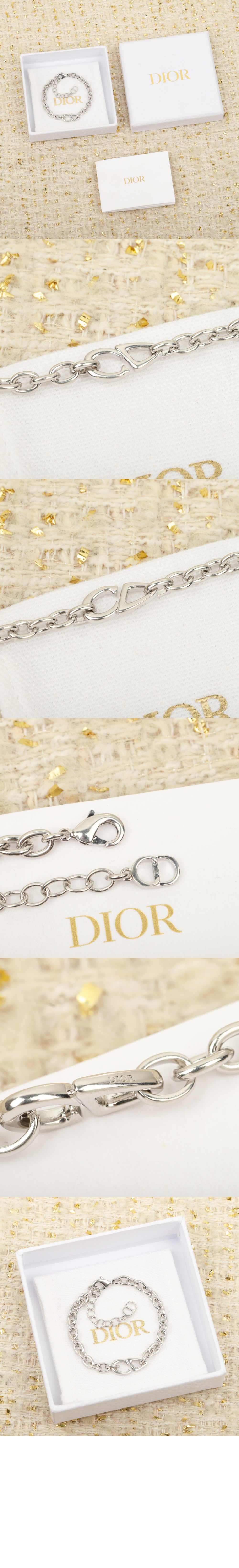CD30 체인 링크 팔찌  B3649 > 디올