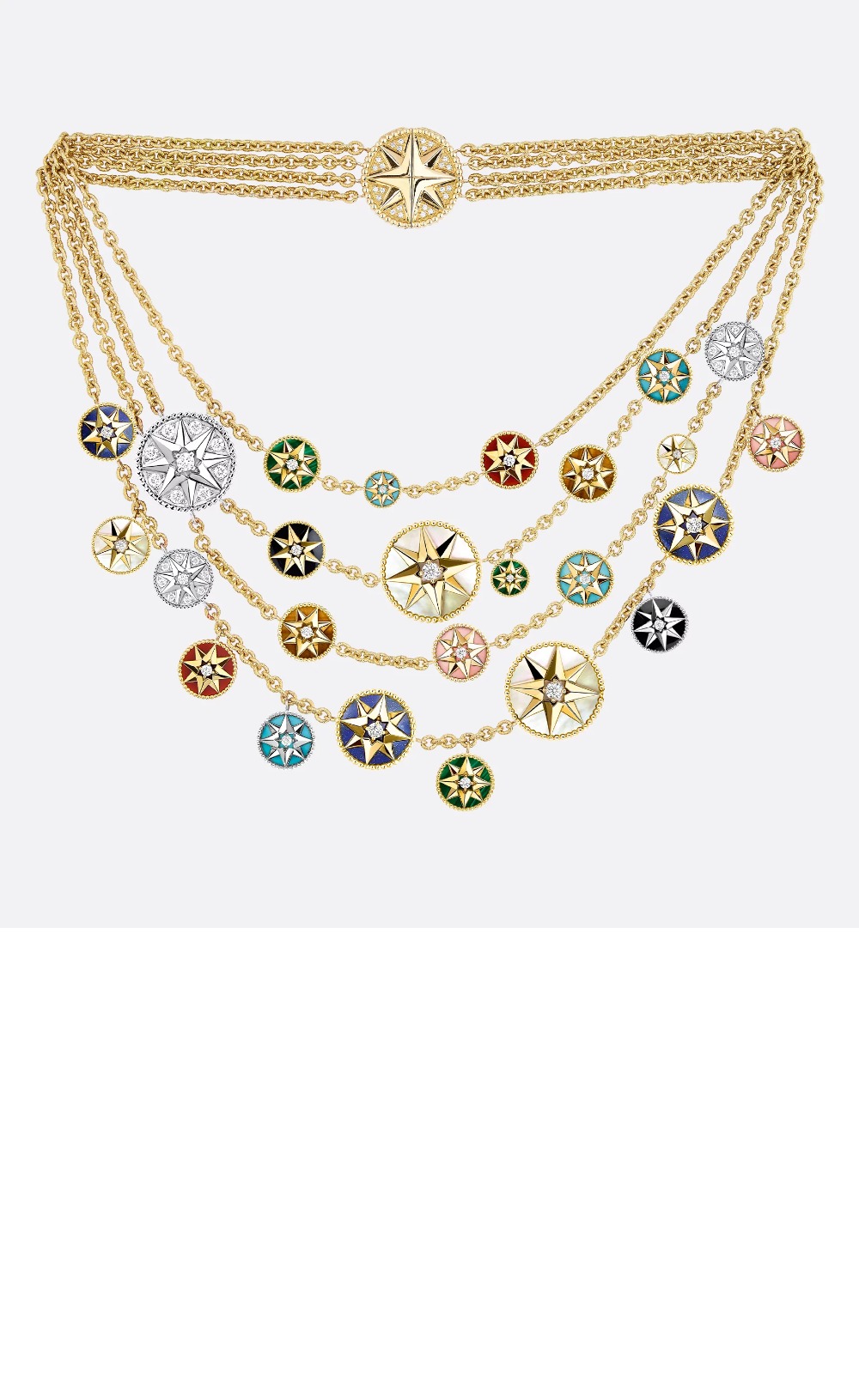 Rose des Vents 플래스트런 목걸이 JRDV9 > 디올