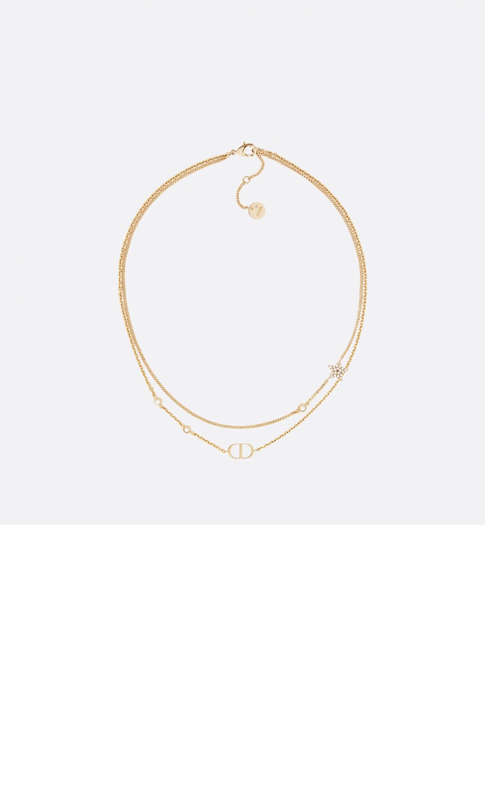 Petit CD 더블 목걸이 N1155 > 디올