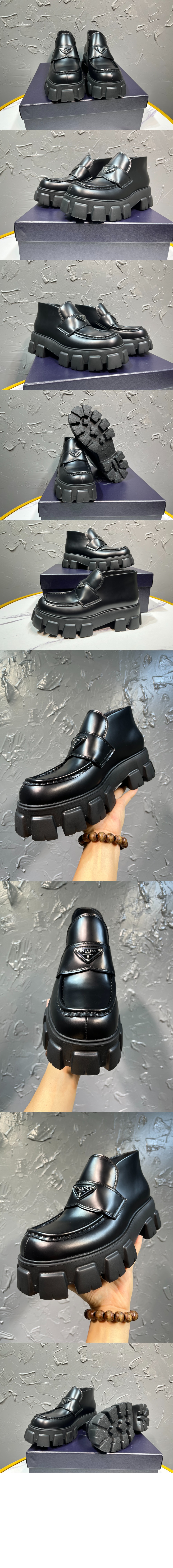 모노리스 페이턴트 레더 플랫폼 로퍼 2TE194 > Loafers - 로퍼