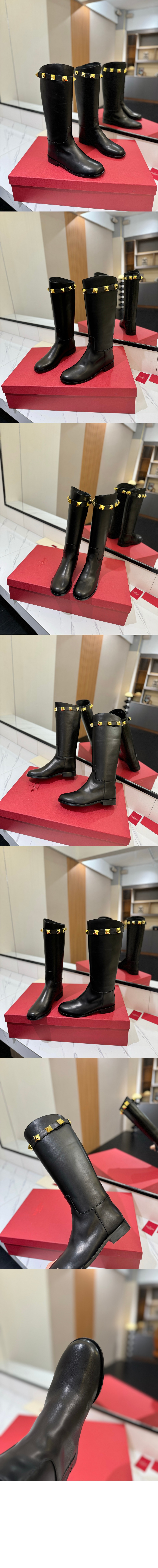 송아지 가죽 로만 스터드 부츠 1W2S0E > Etc - 기타제품