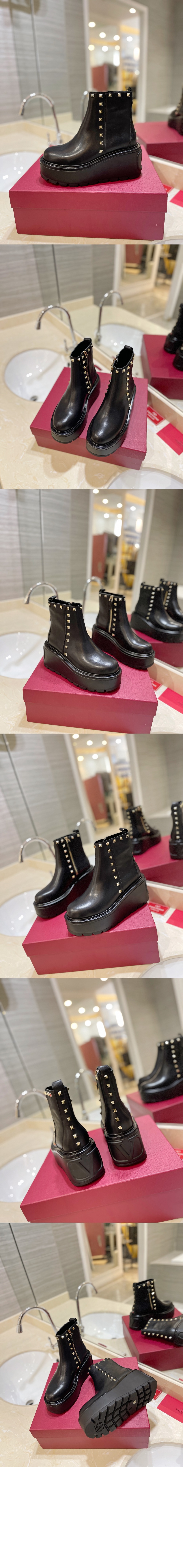 Uniqueform 송아지 가죽 부츠 WW2S0C > Etc - 기타제품